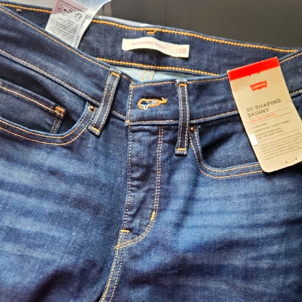 Levi's 311 Womens Blue Shaping Skinny Jeans Size 28×30